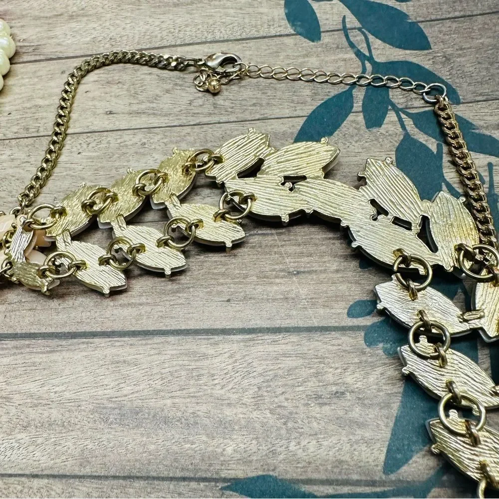Pastel Necklace Bundle Pearls‎ And Light Pink B3